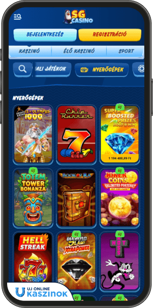 sgcasino casino online nyerőgépek