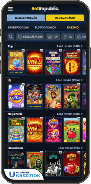betrepublic casino online nyerőgépek