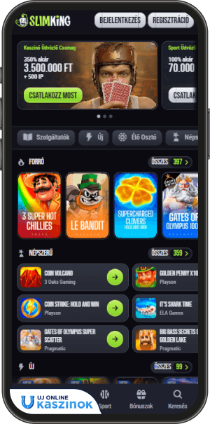 slimking casino játék előcsarnoka