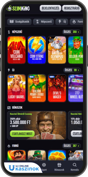 slimking casino online nyerőgépek