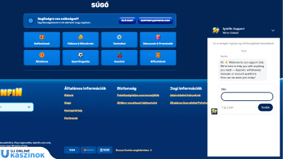 spinfin casino segítség és támogatás a játékosok számára